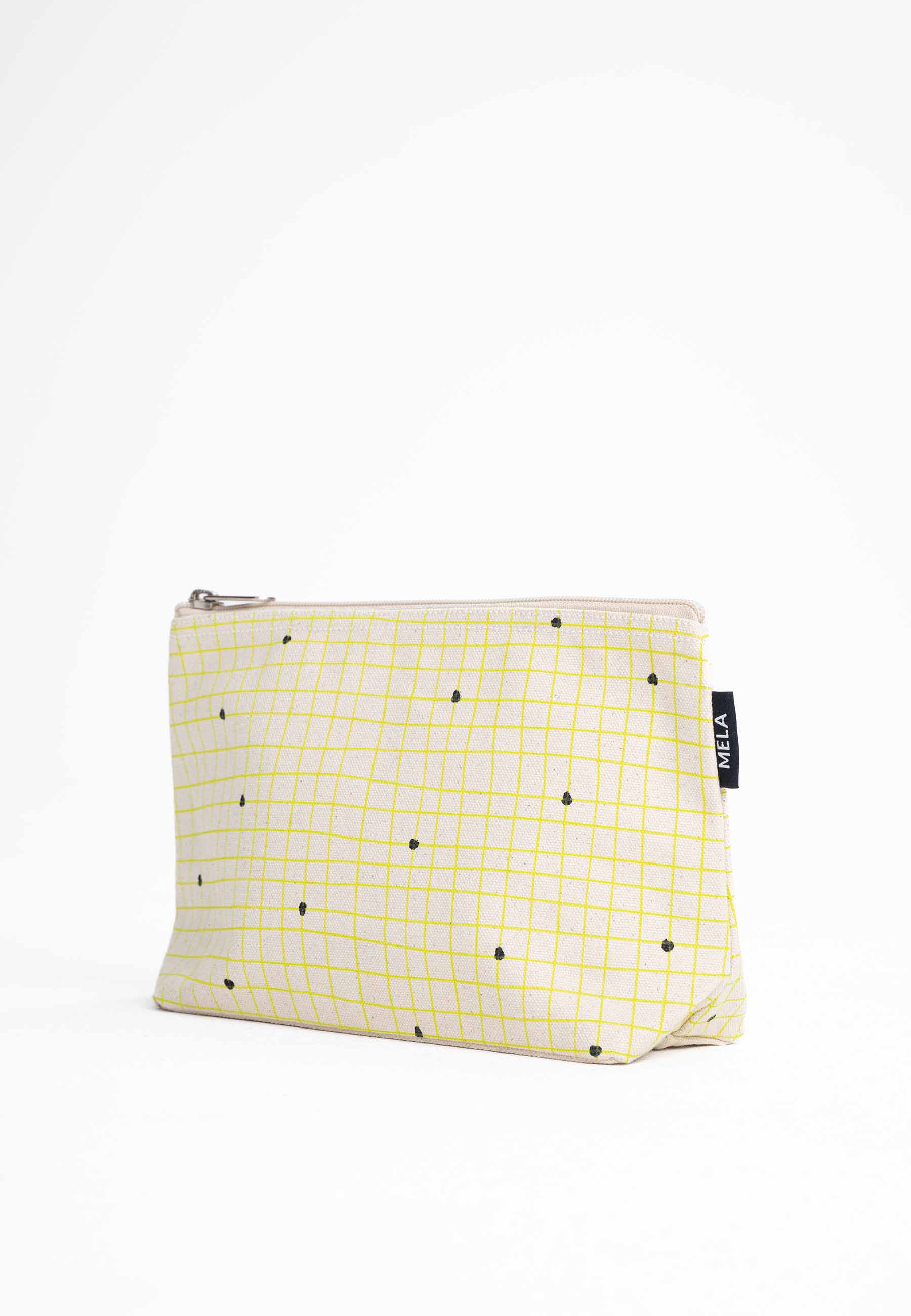 #Farbe_greige / grid print