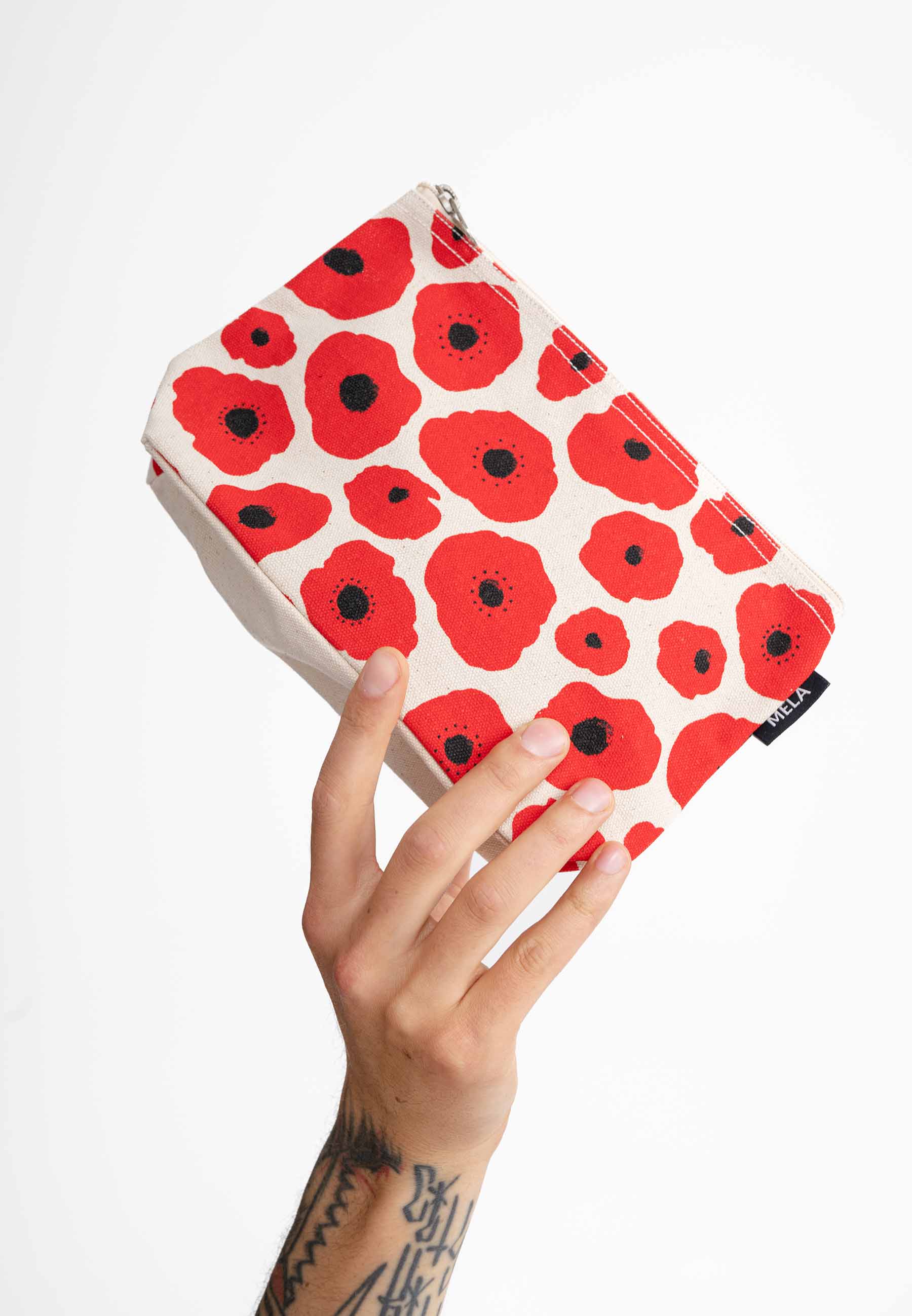 #Farbe_greige / poppy print