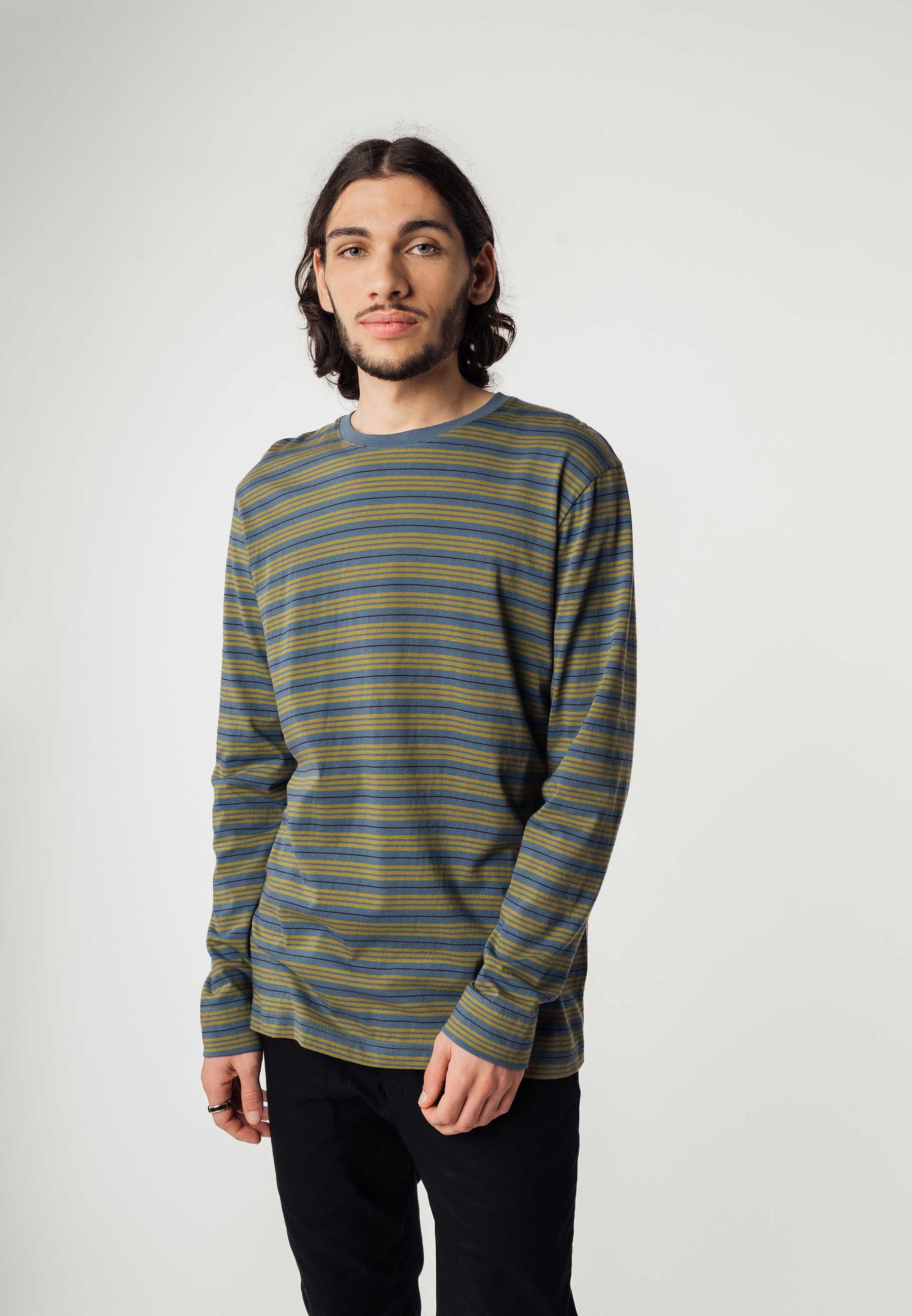 Basic Langarmshirt JERIN Stripes